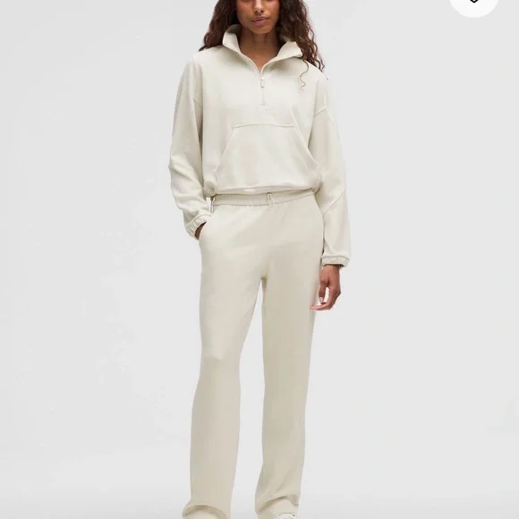 lululemon athletica NWT Softstreme High-Rise Pants Regular Size 6 Color Bone - Picture 1 of 2